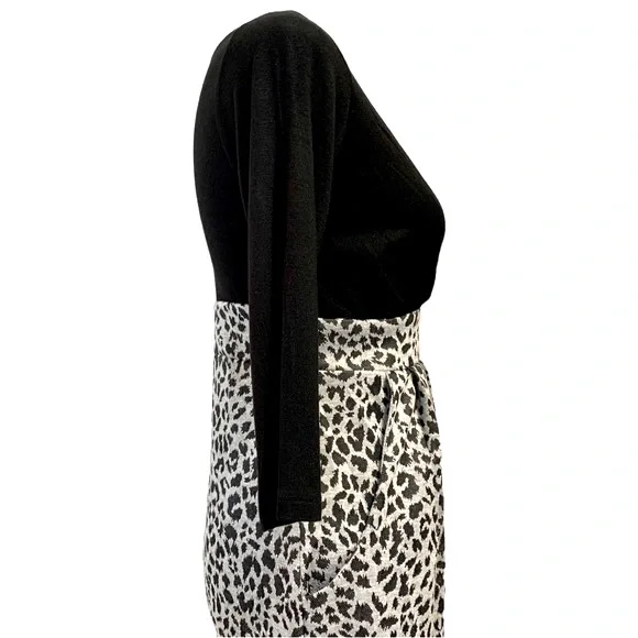 Crystal Candy | NWT Surplice Top Mini Dress with Pockets Black & Gray Size S - Picture 9 of 12